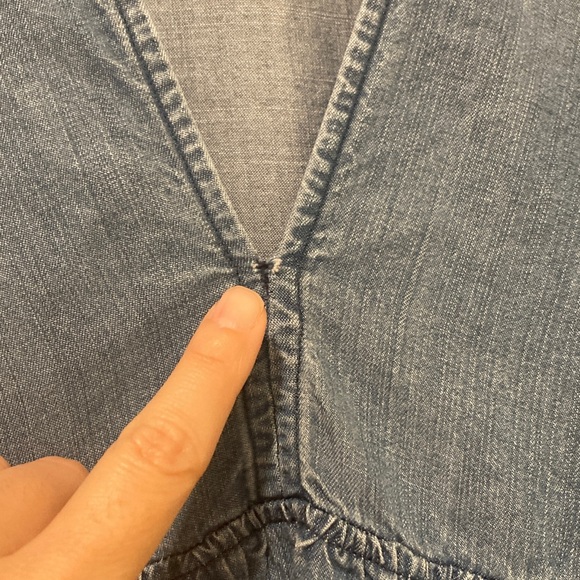 Natural Life Stella Denim Jean Blue Dress Sz Medium - Picture 2 of 4